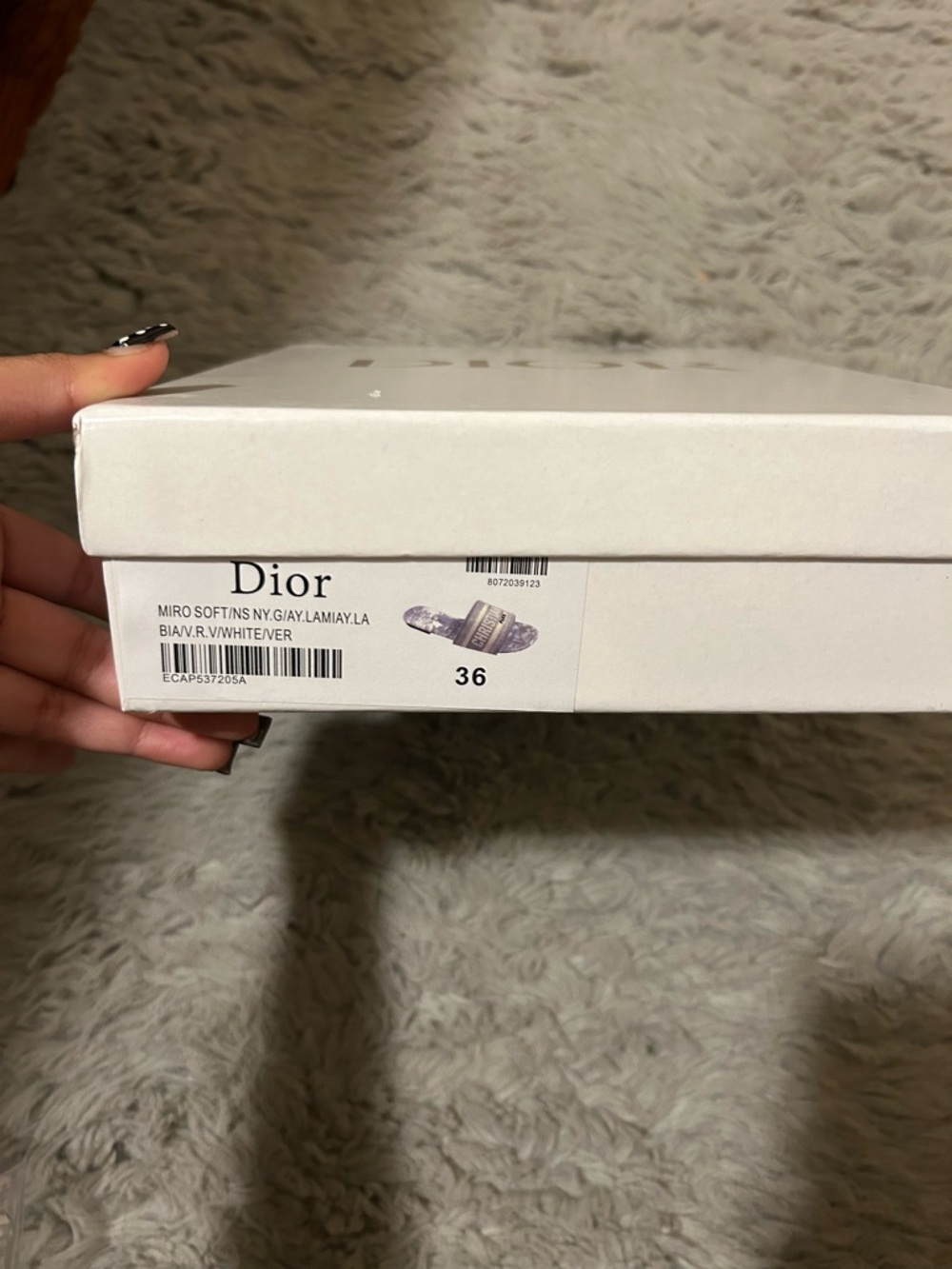 Christian Dior dway slides grey slides #luxury #slides size 36. - Picture 3 of 7